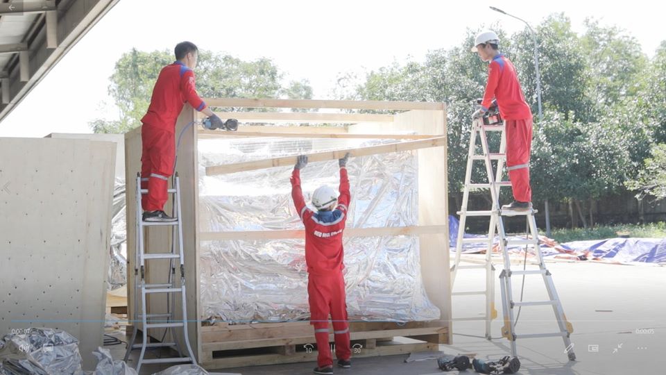 Đóng gói hút chân không cho hàng đi Mỹ