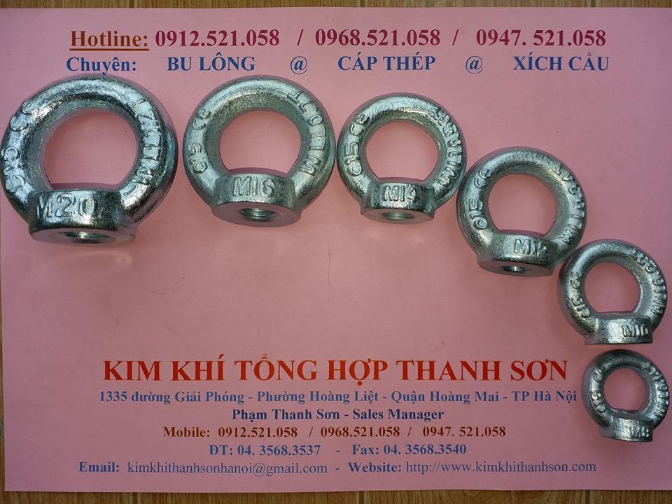 Ốc bắt gầu - Bu lông Gầu tải M6 – 8 – 10 – 12,giá luôn rẻ.(0912.521.058) Bán tai cẩu thép & inox,đinh hàn,nở đinh các cỡ | BigBuy360 - bigbuy360.vn