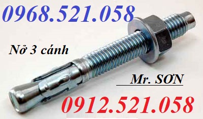 Tắc kê bu lông nở sắt 3 cánh mạ kẽm 0947.521.058 | BigBuy360 - bigbuy360.vn