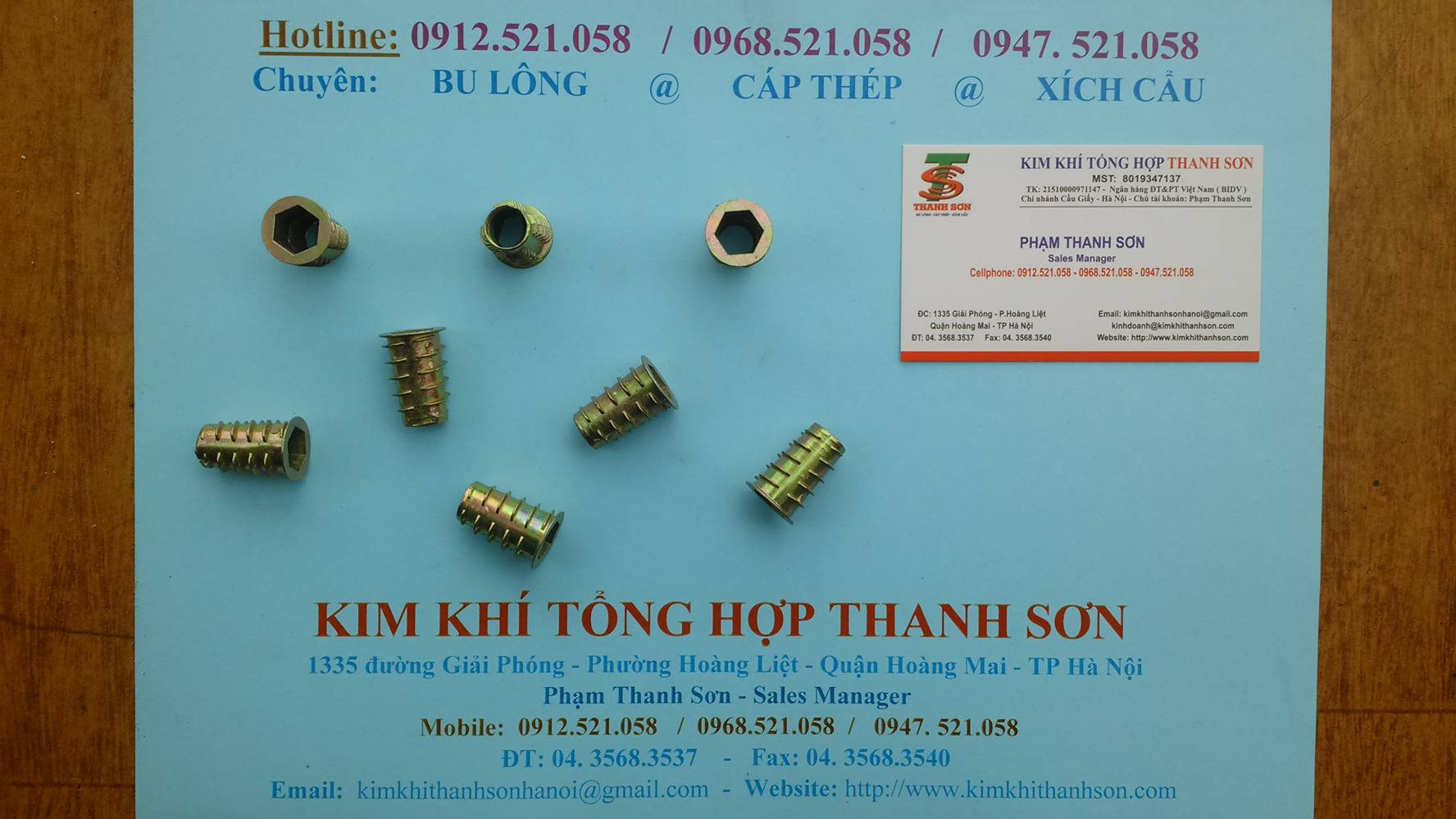 Tán cấy, bán đai ốc cấy gỗ M6x13 rẻ 0947.521.058 # Cửa hàng bu lông ốc vít Thanh Sơn số 1335 Giải Phóng _ Hà Nội | BigBuy360 - bigbuy360.vn