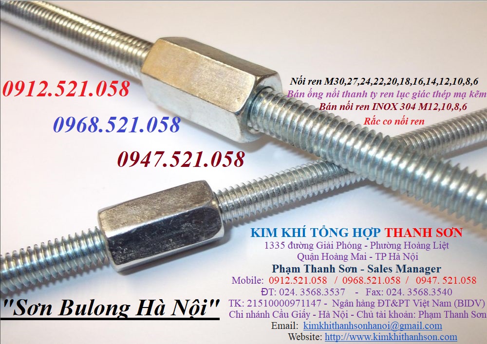 Đai ốc nối thanh ren M20-M24-M30 thép mạ, rẻ. (0947.521.058) Đai ốc tự hãm M4 - M24,đai ốc mũ chụp M4 - M24,ê cu xẻ rãnh | BigBuy360 - bigbuy360.vn