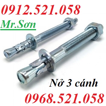 NỞ 3 CÁNH THÉP MẠ KẼM M16x150mm (0912.521.058) Bu Lông Thanh Sơn 1335 đường Giải Phóng _ Hà Nội cung cấp tắc kê bu long  | BigBuy360 - bigbuy360.vn