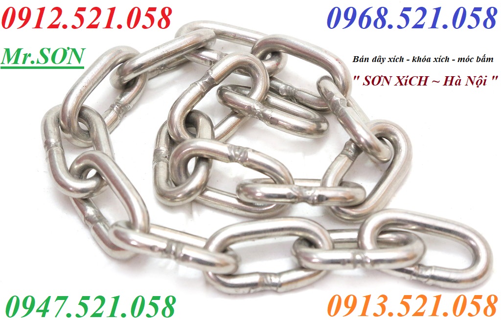 Xích bằng Inox SUS 304 Thanh Sơn 0968.521.058 @ C.Ty cơ kim khí 1335 Giải Phóng
