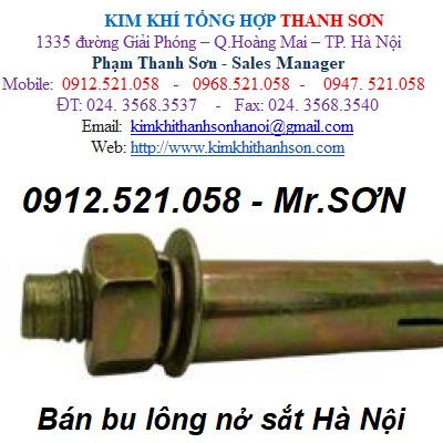 Nở Sắt M20x300 mạ kẽm 0913.521.058 _ Cửa hàng Bu Lông Thanh Sơn 1335 Giải Phóng _ Hà Nội chuyên doanh tắc kê bu lông nở | BigBuy360 - bigbuy360.vn Nở Sắt M20x300 mạ kẽm 0913.521.058 _ Cửa hàng Bu Lông Thanh Sơn 1335 Giải Phóng _ Hà Nội chuyên doanh tắc kê bu lông nở | BigBuy360 - bigbuy360.vn