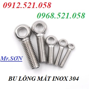 Bu lông mắt inox M6-8-10-12-16-20 / Bu lông Thanh Sơn (0912.521.058) Bán tai cẩu inox M5-M24,bu lông móc cẩu M6 - M64,rẻ | BigBuy360 - bigbuy360.vn