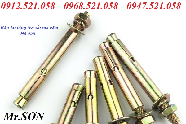 Nở Sắt cỡ đại M20 X 300,bán rẻ. (0947.521058) Bu Lông nở ba cánh M8-20 mm,nở sắt móc tròn,nở móc inox,nở đinh,nở ống M14