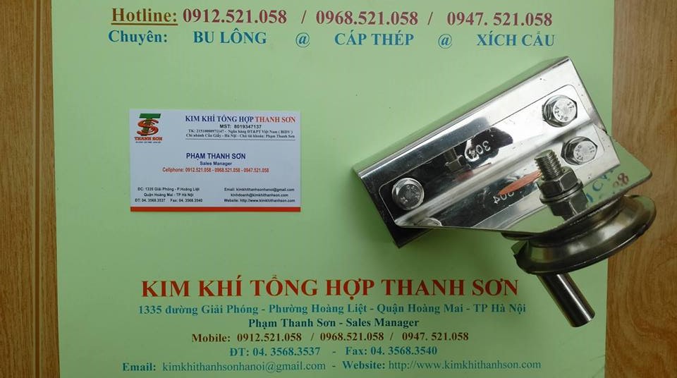 Phụ kiện cột cờ Thanh Sơn 0912.521058 Bán: Tay quay cáp cột cờ, puly vuông inox,tăng đơ,khoá cáp inox,dây cáp inox, rẻ. | BigBuy360 - bigbuy360.vn