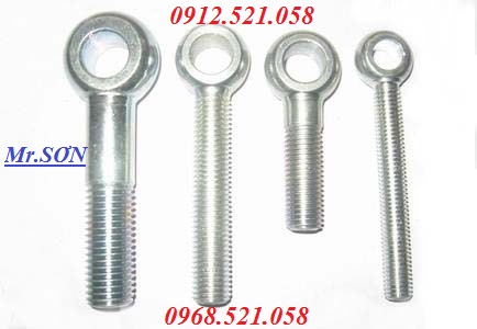 Bu lông mắt inox M6-8-10-12-16-20 / Bu lông Thanh Sơn (0912.521.058) Bán tai cẩu inox M5-M24,bu lông móc cẩu M6 - M64,rẻ