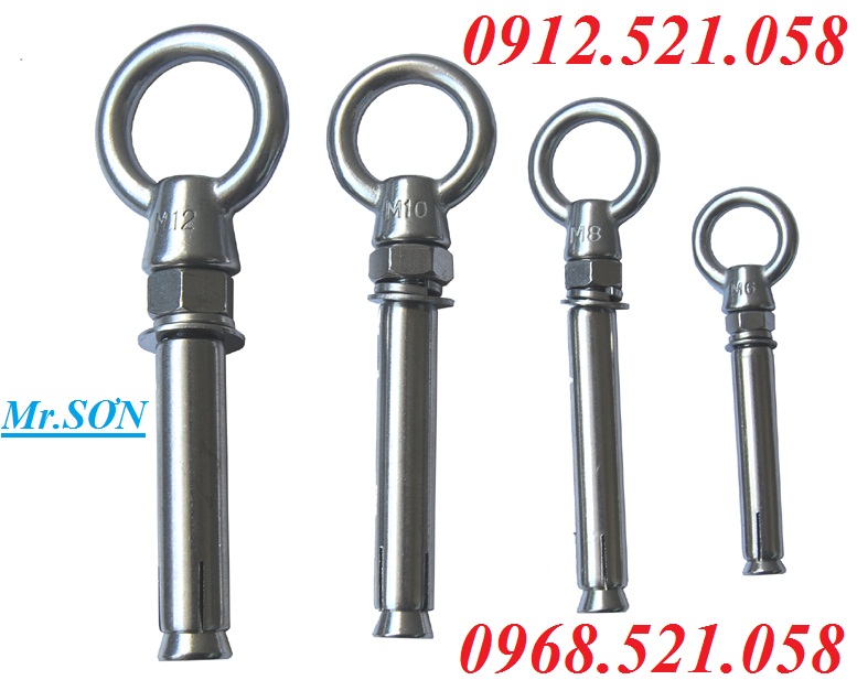 Bu lông móc cẩu, bu lông vòng Inox 0912.521.058 ~ C.TY BU LÔNG Thanh Sơn 1335 Giải Phóng _ Hà Nội bán bu long mắt Inox  | BigBuy360 - bigbuy360.vn