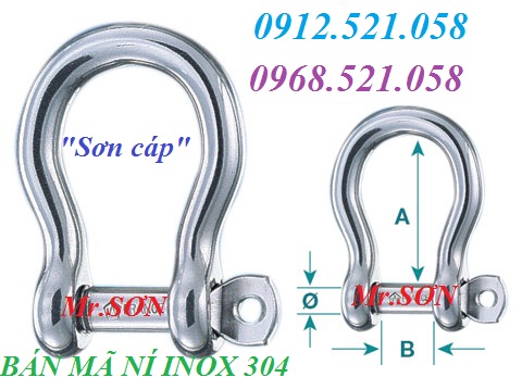 Mã ní INOX 304 Omega chốt vặn 0947.521.058 @ Cửa hàng cáp thép Thanh Sơn 1335 Giải Phóng bán mã ní U Inox 304. mã ní Bầu | BigBuy360 - bigbuy360.vn