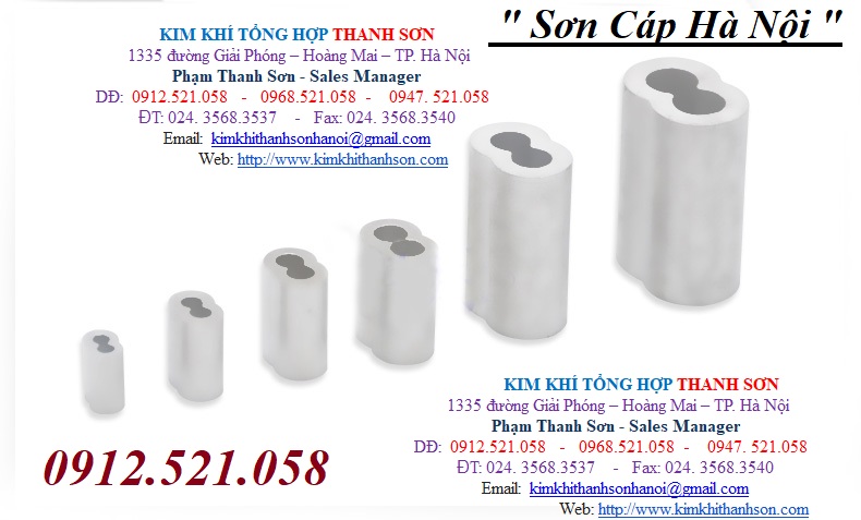 Kẹp cáp, bán đầu cốt nhôm ép cáp 0912.521.058 ~ C.Ty Cáp Thép THANH SƠN 1335 Giải Phóng _ Hà Nội phân phối ống nhôm ép c | BigBuy360 - bigbuy360.vn Kẹp cáp, bán đầu cốt nhôm ép cáp 0912.521.058 ~ C.Ty Cáp Thép THANH SƠN 1335 Giải Phóng _ Hà Nội phân phối ống nhôm ép c | BigBuy360 - bigbuy360.vn