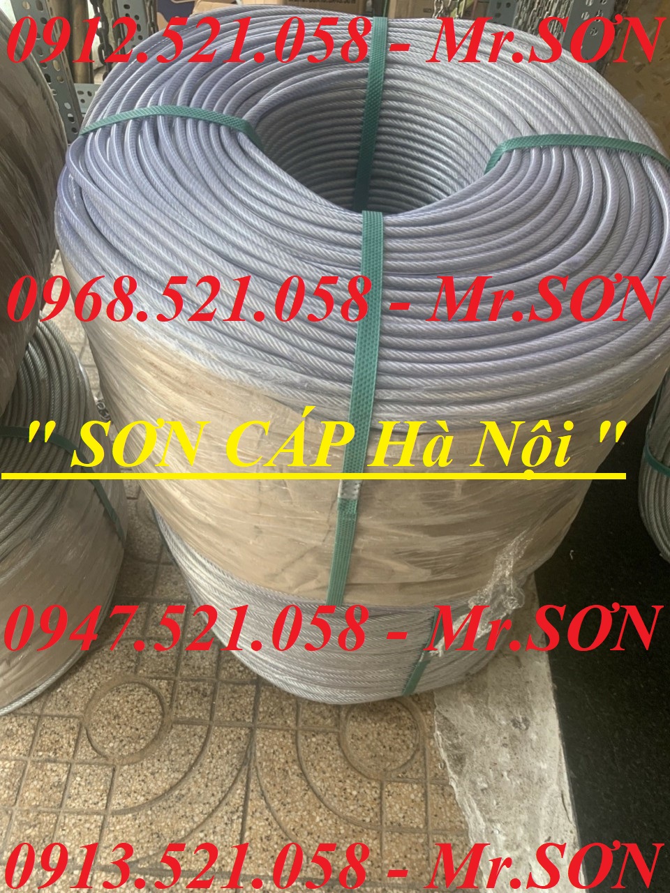 Cáp bọc nhựa nhỏ D2 bán Hà Nội 0947.521.058 # Cửa hàng cáp thép THANH SƠN số 1335 Giải Phóng chuyên doanh các loại dây c | BigBuy360 - bigbuy360.vn