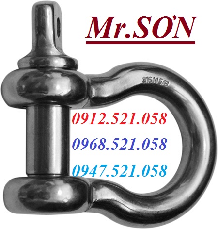 Mã ní INOX 304 Omega chốt vặn 0947.521.058 @ Cửa hàng cáp thép Thanh Sơn 1335 Giải Phóng bán mã ní U Inox 304. mã ní Bầu