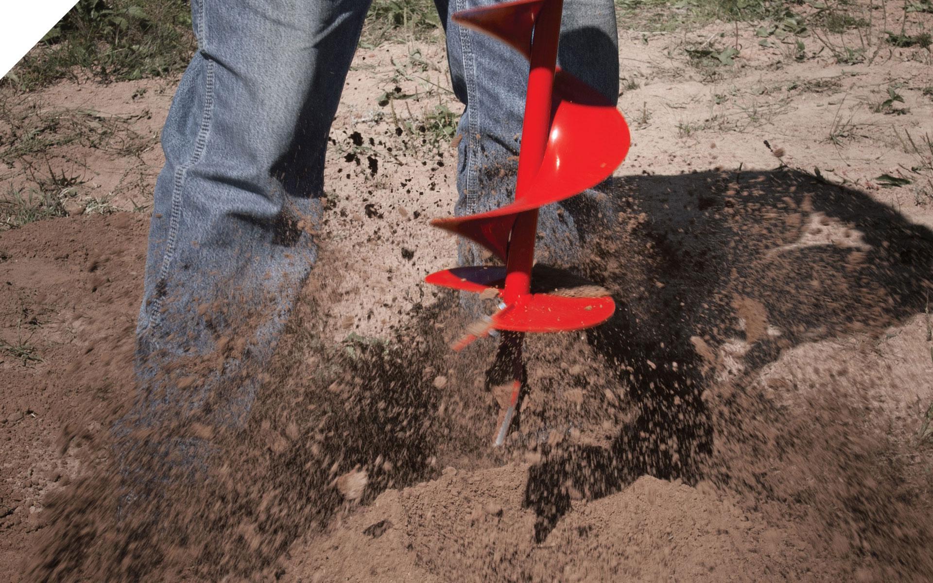 Máy khoan đất trồng cây Okasu 7HP khoan đất đồi sỏi đá tặng mũi 300mm | BigBuy360 - bigbuy360.vn