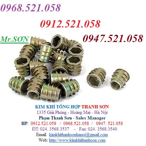 Ốc trôn M5 và M4 mạ 7 mầu Thanh Sơn 0947.521.058 _ bán ốc chôn, khế, tán sò, tán gai, ốc cấy gỗ M10-8-6-5-4 Ha Noi | BigBuy360 - bigbuy360.vn