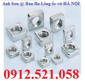 Ê cu vuông M10/8/6/5/4 sắt mạ kẽm 0913.521.058 _ Cửa hàng bu lông ốc vít THANH SƠN số 1335 Giải Phóng _ Ha Noi cung cấp  | BigBuy360 - bigbuy360.vn