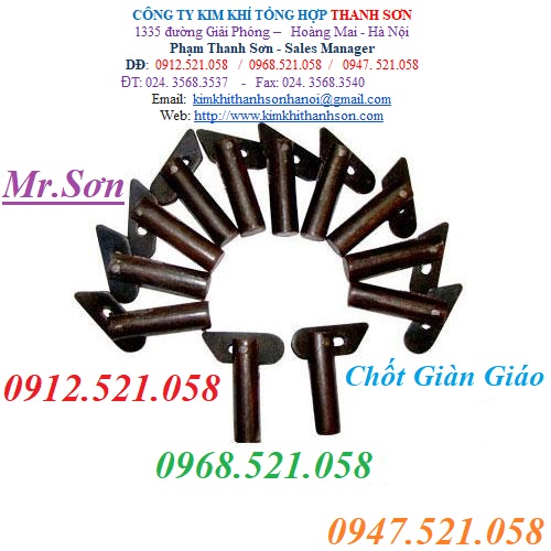 Chốt dáo Tiệp, chốt T bán Hà Nội 0947.521.058 # Tổng kho bu lông Thanh Sơn 1335 Giải Phóng ~ chuyên doanh chốt chéo giàn