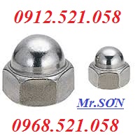 Ê cu mũ (Ốc chụp) M30,M27,M24...0968.521.058 bán:Đai ốc hãm chống đề,đai ốc ren trái M6 đến M30,đai ốc đặc biệt các loại