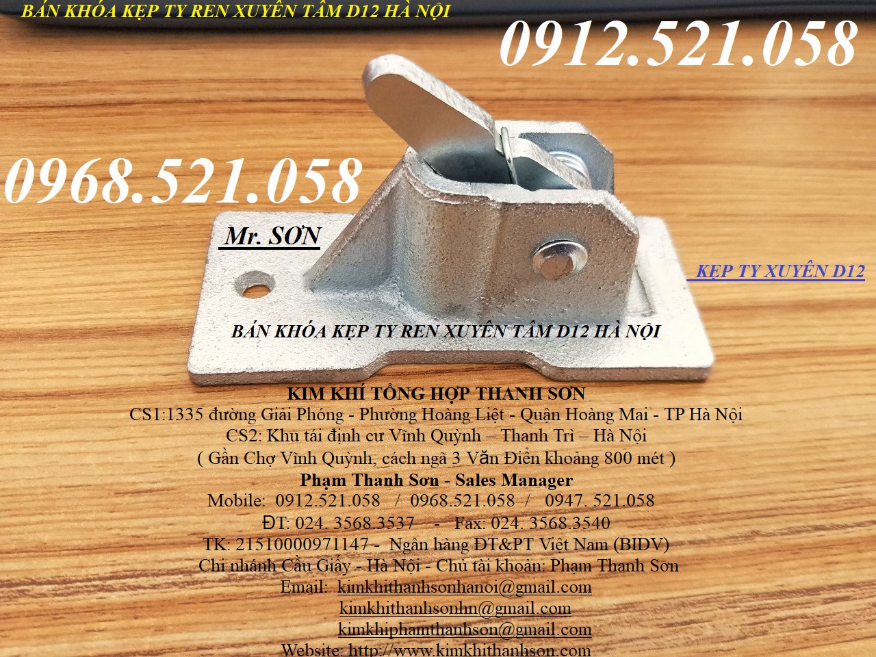 Má kẹp ty ren,bán kẹp bướm M12 Hà Nội 0913.521.058 _ Tổng kho Bu Lông Thanh Sơn 1335 Giải Phóng _ Hà Nội phân phối kẹp é | BigBuy360 - bigbuy360.vn