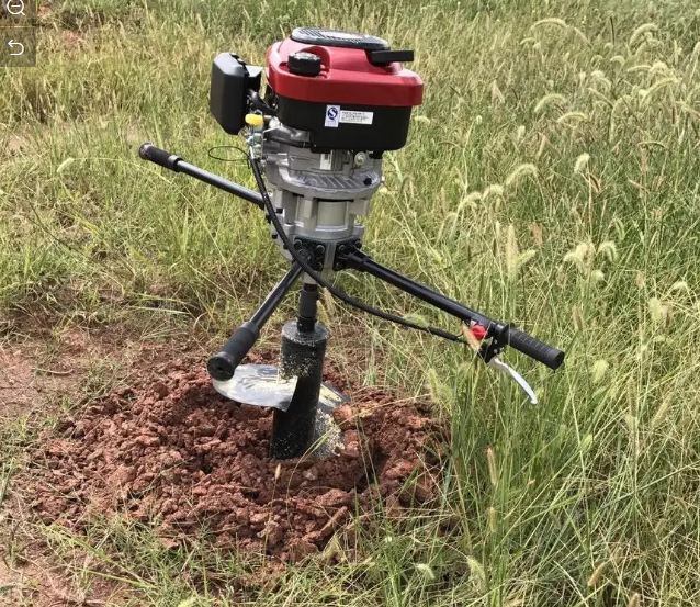 Máy khoan đất trồng cây Okasu 7HP khoan đất đồi sỏi đá tặng mũi 300mm | BigBuy360 - bigbuy360.vn