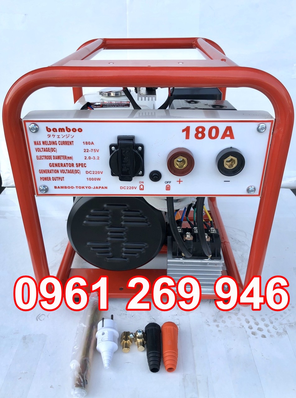 Máy phát hàn Bamboo 180A hàn que 2.5 - 3.2 ly, phát điện 1kw giá tốt nhất toàn quốc | BigBuy360 - bigbuy360.vn