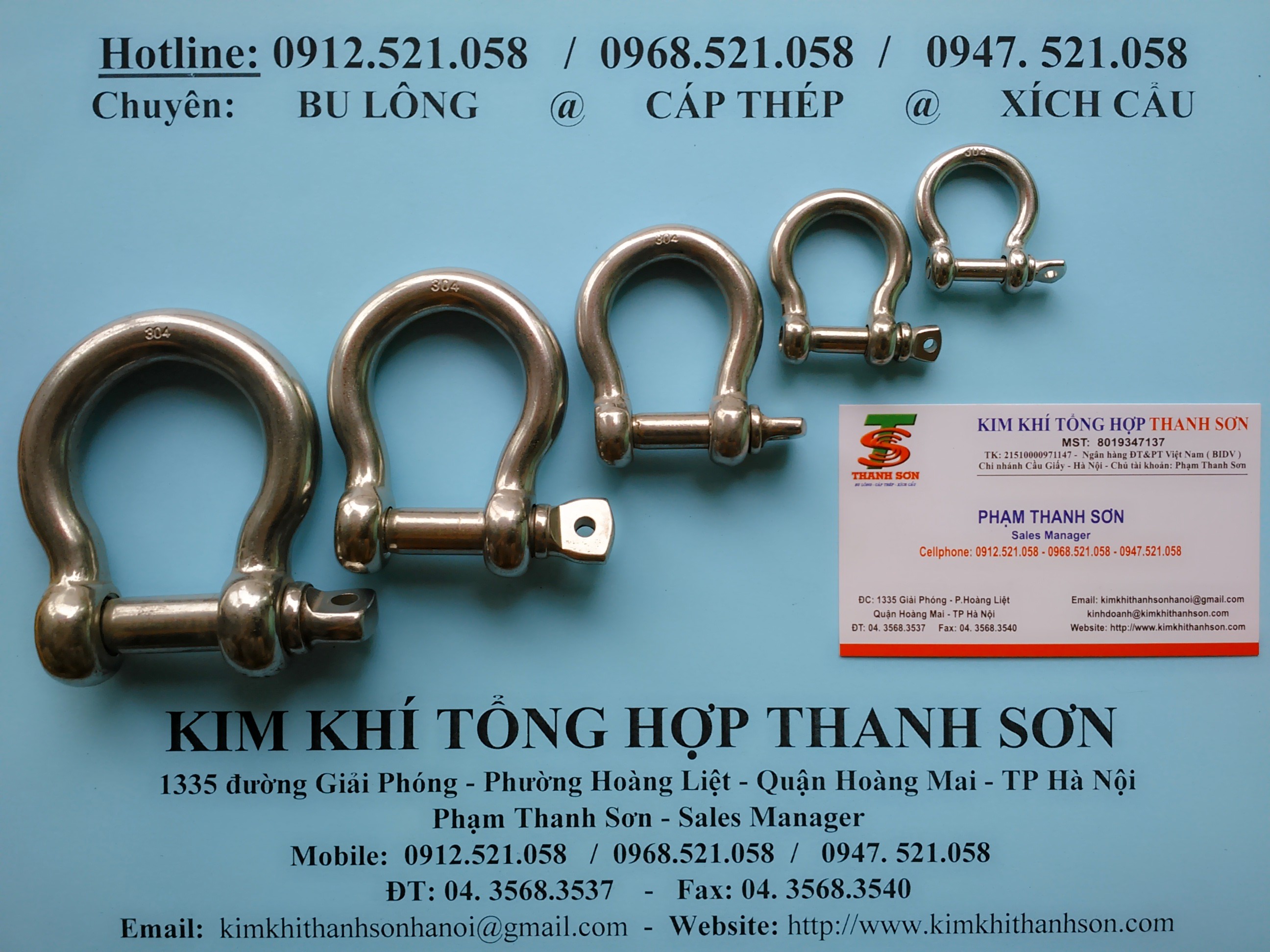 Mã ní bầu inox,mã ní chữ U inox ,giá rẻ. (0912.521058) Bán mã ní xoay inox,móc cẩu inox,tăng đơ inox,cáp inox,xích inox. | BigBuy360 - bigbuy360.vn