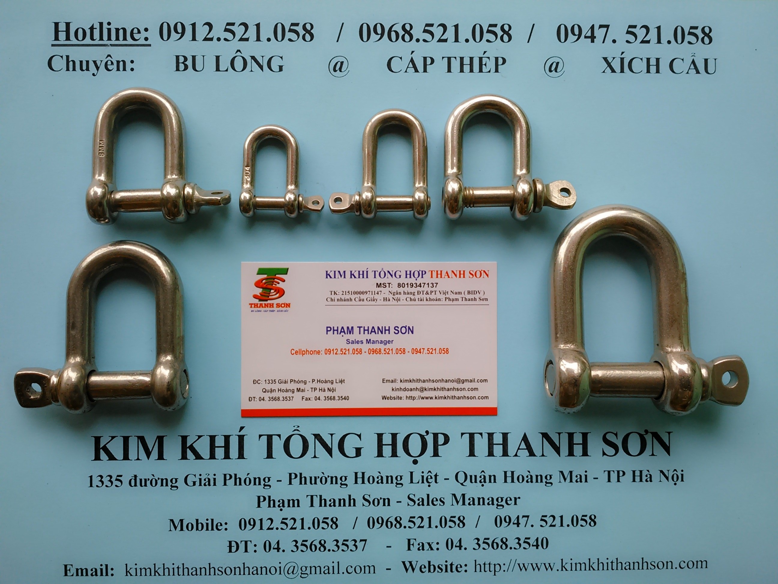 Mã ní bầu inox,mã ní chữ U inox ,giá rẻ. (0912.521058) Bán mã ní xoay inox,móc cẩu inox,tăng đơ inox,cáp inox,xích inox. | BigBuy360 - bigbuy360.vn