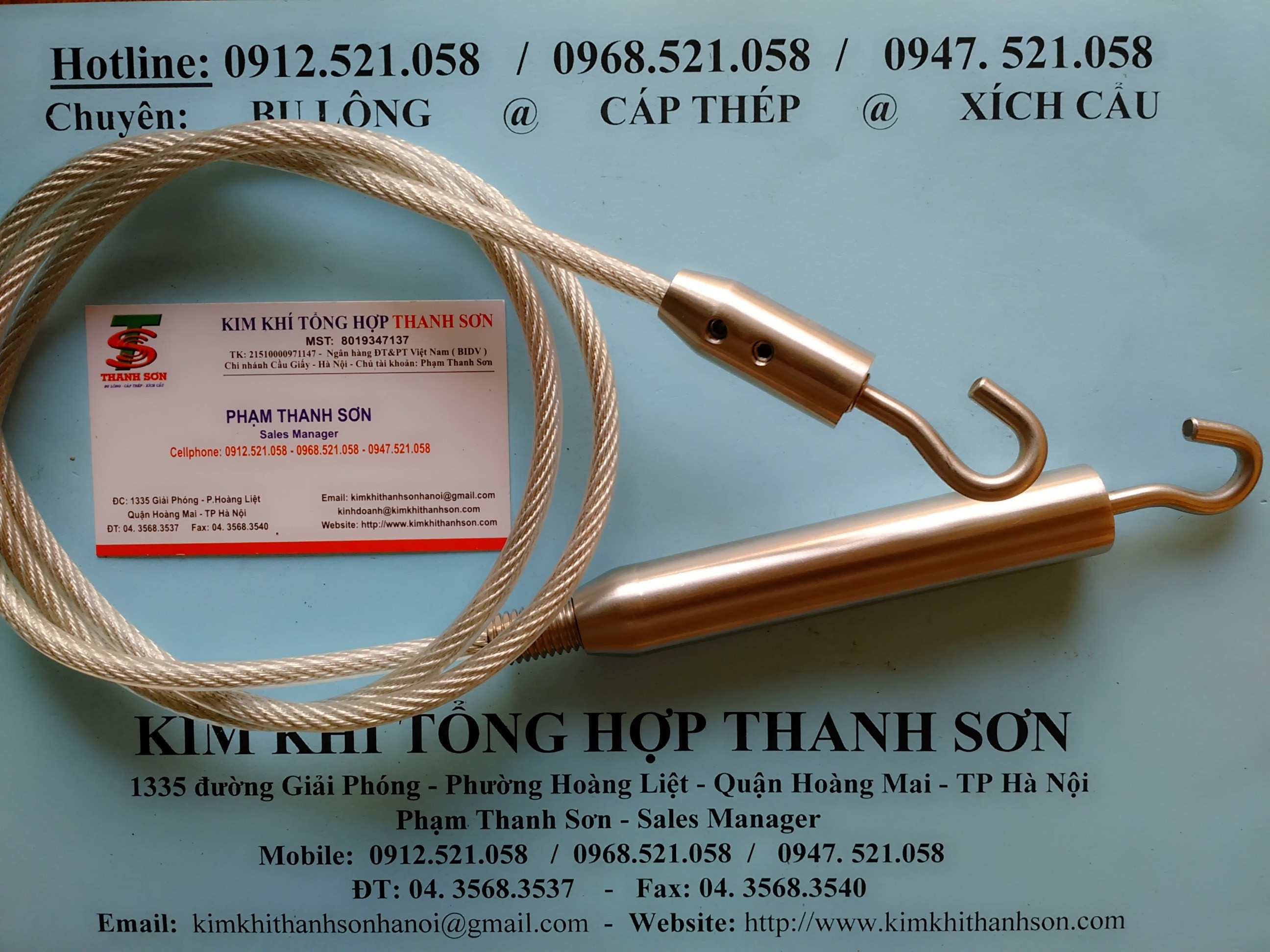 Tăng đơ cáp cầu thang Thanh Sơn 0968.521.058 bán bộ tăng đơ ống Inox 304 D8 & D6 cùng dây cáp Inox 304 bọc nhưa Ha Noi | BigBuy360 - bigbuy360.vn
