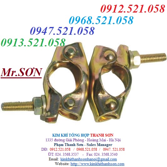 Cùm khóa giáo xoay D48 Thanh Sơn 0913.521.058 bán ê cu khóa giáo, tai chốt chéo dàn dáo, vòn đệm giáo Tiệp Hà Nội | BigBuy360 - bigbuy360.vn Cùm khóa giáo xoay D48 Thanh Sơn 0913.521.058 bán ê cu khóa giáo, tai chốt chéo dàn dáo, vòn đệm giáo Tiệp Hà Nội | BigBuy360 - bigbuy360.vn