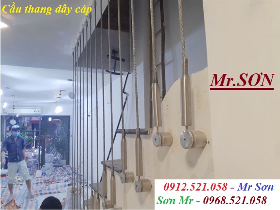 Bán phụ kiện thi công cầu thang dây cáp 0912.521.058 tăng đơ ống tròn Inox 304 D8 và D6, cáp Inox 304 bọc nhựa trắng  | BigBuy360 - bigbuy360.vn