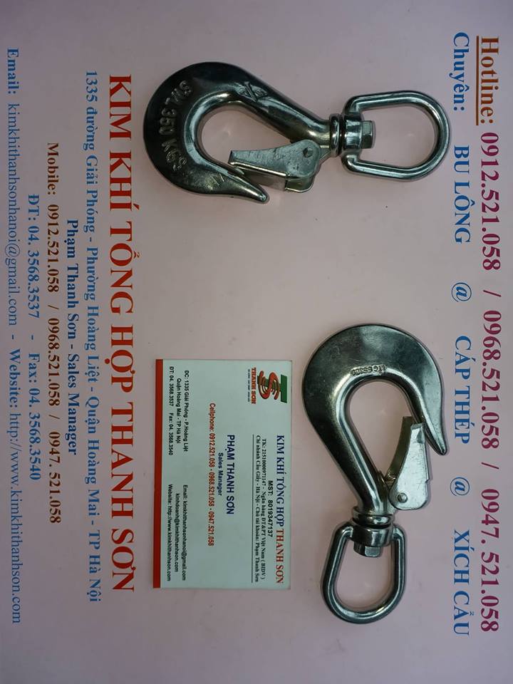 Móc cẩu xoay Inox 304 bán Hà Nội 0968.521.058 bán móc cáp Inox 304 loại 350kg, 600kg và 1 Tấn 1335 Giải Phóng đây | BigBuy360 - bigbuy360.vn