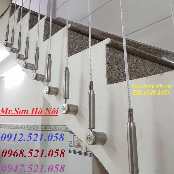 Tăng đơ cáp cầu thang Thanh Sơn 0968.521.058 bán bộ tăng đơ ống Inox 304 D8 & D6 cùng dây cáp Inox 304 bọc nhưa Ha Noi | BigBuy360 - bigbuy360.vn