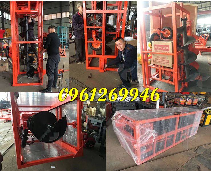 Máy khoan đất Savi 15HP khoan sâu 2m, khoan đất trồng cây, đặt trụ cột điện | BigBuy360 - bigbuy360.vn