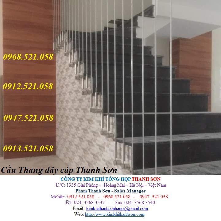Tăng đơ cáp cầu thang Thanh Sơn 0968.521.058 bán bộ tăng đơ ống Inox 304 D8 & D6 cùng dây cáp Inox 304 bọc nhưa Ha Noi | BigBuy360 - bigbuy360.vn