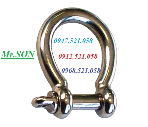 Bán mã ní xoay inox chốt 1 đầu và 2 đầu. (0912.521058) Mã ní chữ D chốt bu lông,lót cáp inox D2 - D22,tai chuồn inox,rẻ  | BigBuy360 - bigbuy360.vn