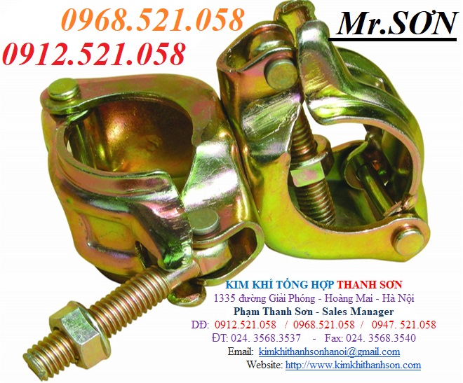 Cùm khóa giáo xoay D48 Thanh Sơn 0913.521.058 bán ê cu khóa giáo, tai chốt chéo dàn dáo, vòn đệm giáo Tiệp Hà Nội | BigBuy360 - bigbuy360.vn Cùm khóa giáo xoay D48 Thanh Sơn 0913.521.058 bán ê cu khóa giáo, tai chốt chéo dàn dáo, vòn đệm giáo Tiệp Hà Nội | BigBuy360 - bigbuy360.vn