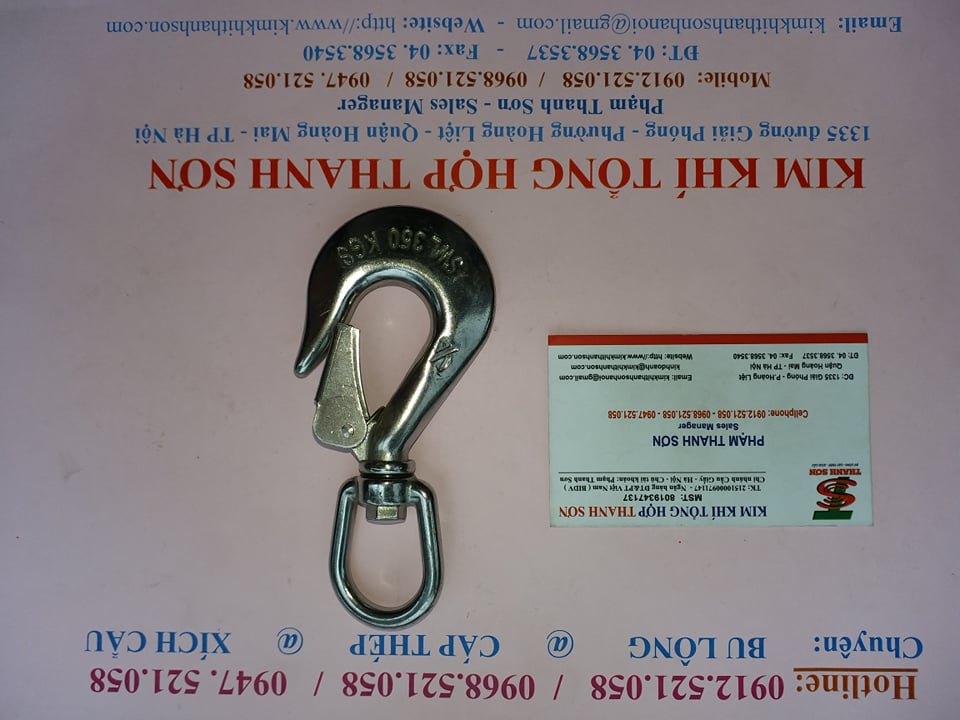 Móc cẩu xoay Inox 304 bán Hà Nội 0968.521.058 bán móc cáp Inox 304 loại 350kg, 600kg và 1 Tấn 1335 Giải Phóng đây | BigBuy360 - bigbuy360.vn