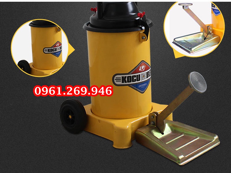 Máy bơm mỡ bằng chân Kocu Gz-6J bình chứa 12L | BigBuy360 - bigbuy360.vn