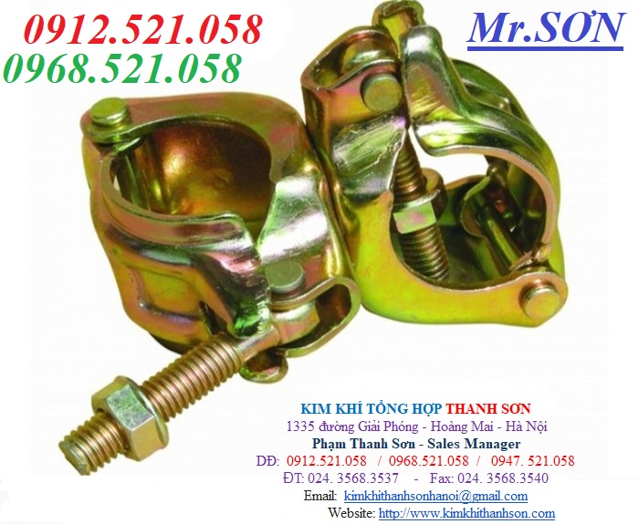 Cùm khóa giáo xoay D48 Thanh Sơn 0913.521.058 bán ê cu khóa giáo, tai chốt chéo dàn dáo, vòn đệm giáo Tiệp Hà Nội | BigBuy360 - bigbuy360.vn Cùm khóa giáo xoay D48 Thanh Sơn 0913.521.058 bán ê cu khóa giáo, tai chốt chéo dàn dáo, vòn đệm giáo Tiệp Hà Nội | BigBuy360 - bigbuy360.vn