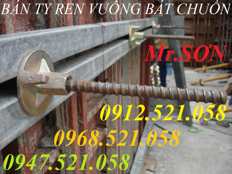 Bát ren Ty chuồn D12-16-17 Thanh Sơn 0913.521.058 bán côn cốc D12-14-16-17 chống thấm ghép coopha, kẹp ty ren xuyên tâm  | BigBuy360 - bigbuy360.vn