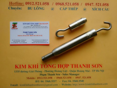 Tăng đơ ống 304 D8-D6 căng cáp cầu thang 0912.521.058 cung cấp cáp Inox 304 bọc nhựa trắng 8ly và 6ly rẻ Hà Nội  | BigBuy360 - bigbuy360.vn