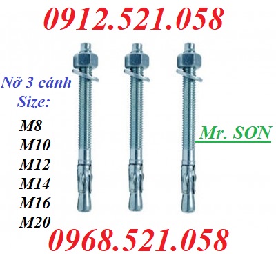 Nở thép đúc Ba Cánh M20x200 mạ kẽm 0968.521.058 cung cấp tắc kê nở sắt 3 cánh M20-16-14-12-10-8 rẻ hà nội đây | BigBuy360 - bigbuy360.vn Nở thép đúc Ba Cánh M20x200 mạ kẽm 0968.521.058 cung cấp tắc kê nở sắt 3 cánh M20-16-14-12-10-8 rẻ hà nội đây | BigBuy360 - bigbuy360.vn