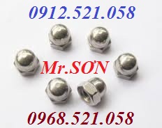 Ê cu mũ Inox 201,304 M24 bán Hà Nội 0912.521.058 đai ốc mũ, tán bầu, ốc mũ chụp sắt mạ kẽm M30.M27, ê cu mũ Inox M4 | BigBuy360 - bigbuy360.vn