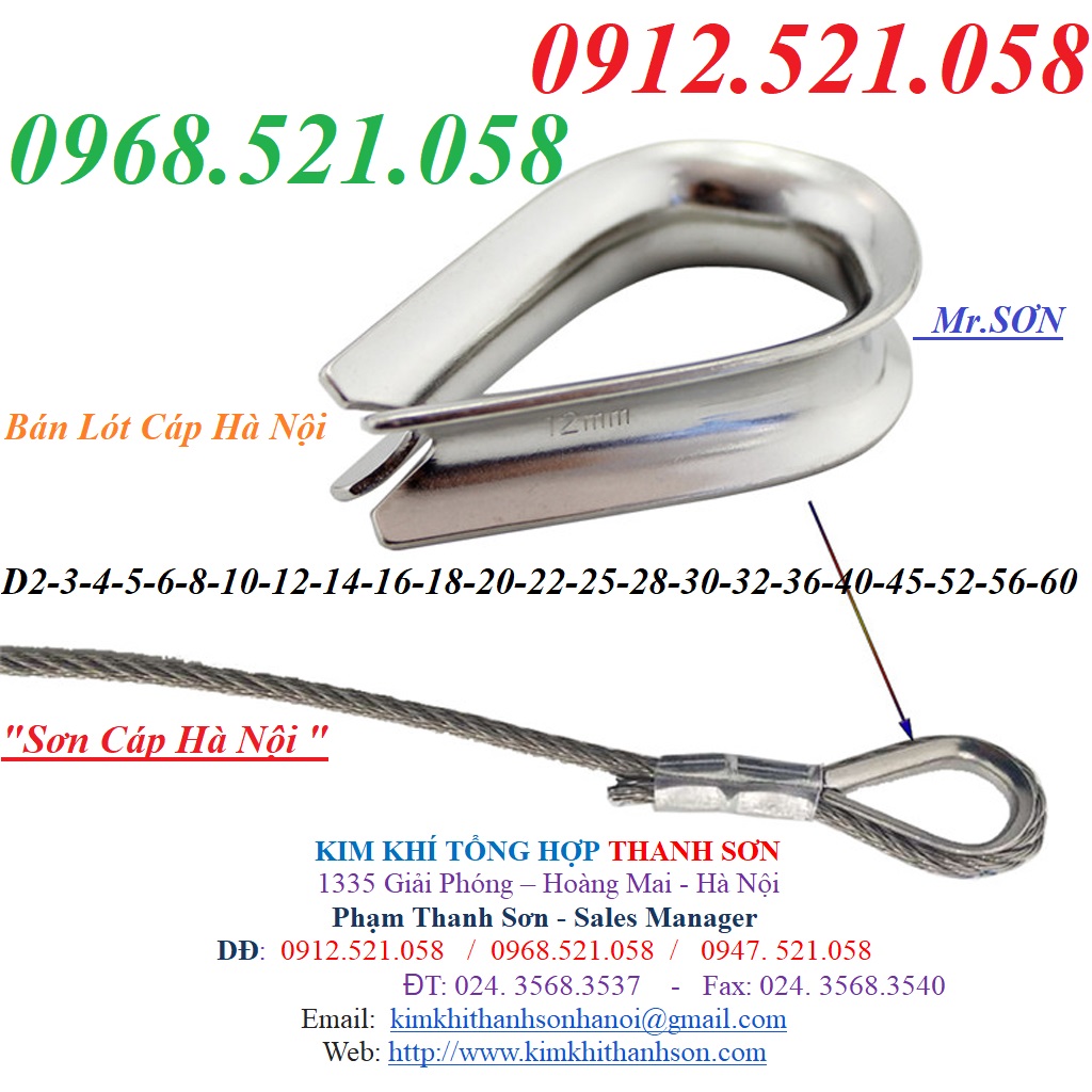Khuyết lót cáp, bẹn cáp 304 INOX 0913.521.058 chuyên doanh khóa cáp tăng đơ, mã ní,puly móc cáp, cáp thép Hà Nội rẻ | BigBuy360 - bigbuy360.vn Khuyết lót cáp, bẹn cáp 304 INOX 0913.521.058 chuyên doanh khóa cáp tăng đơ, mã ní,puly móc cáp, cáp thép Hà Nội rẻ | BigBuy360 - bigbuy360.vn
