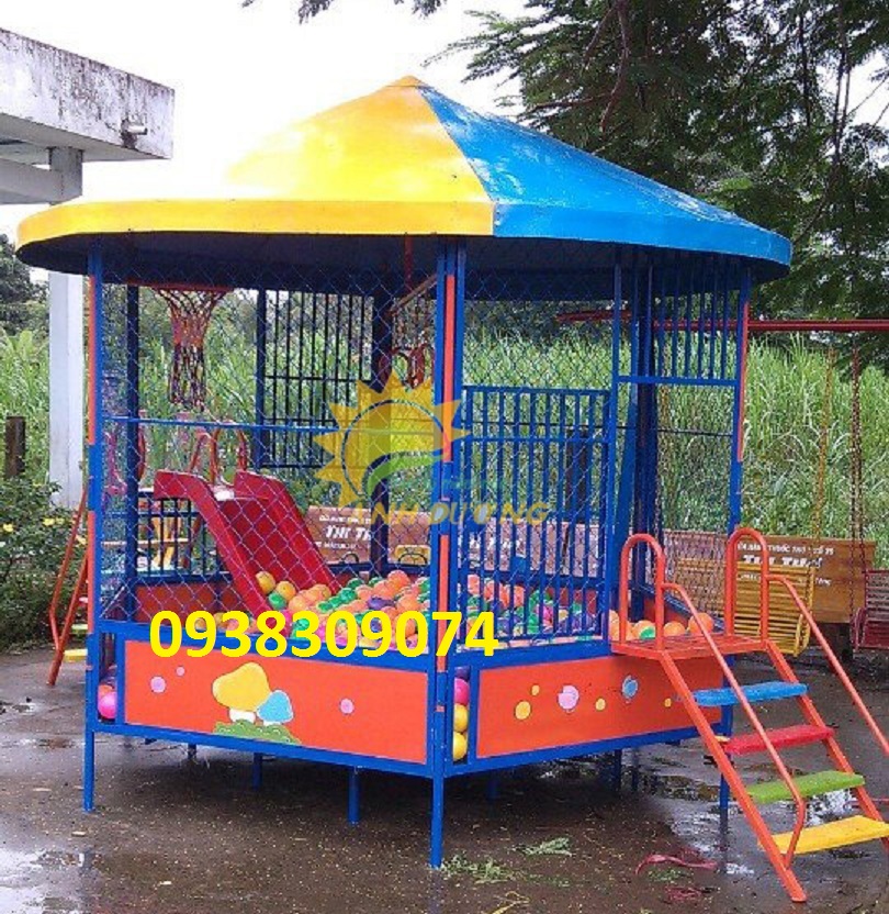 Nhà banh miếng,nhà banh ngoài trời cho trẻ em,mầm non | BigBuy360 - bigbuy360.vn