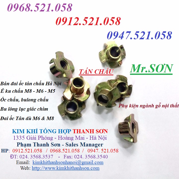 Đai ốc Tán Chấu M6 sắt mạ kẽm 7 mầu 0912.521.058 @ Cung cấp ê cu chấu, ốc chấu, Tán Chấu M8-6-5 mạ cầu vồng Ha Noi | BigBuy360 - bigbuy360.vn