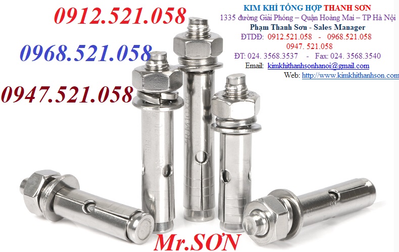 Tắc kê Nở INOX 304 M20x200 Thanh Sơn 0968.521.058 bán tắc kê nở đầu mắt, nở móc Inox, nở đóng nở đạn Inox 304 Hà Nội | BigBuy360 - bigbuy360.vn Tắc kê Nở INOX 304 M20x200 Thanh Sơn 0968.521.058 bán tắc kê nở đầu mắt, nở móc Inox, nở đóng nở đạn Inox 304 Hà Nội | BigBuy360 - bigbuy360.vn