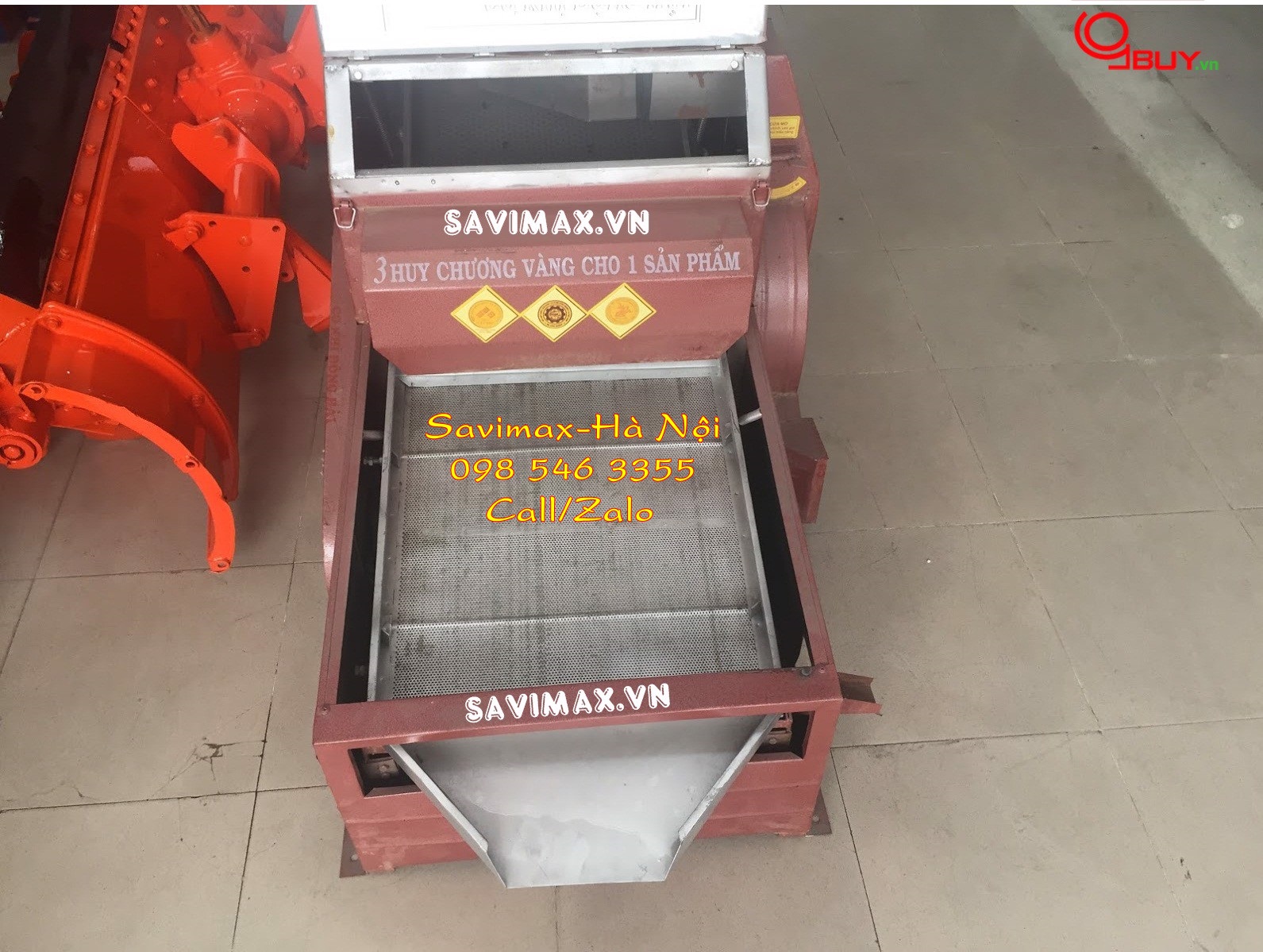 Máy lọc sạn gạo hàng Việt Nam, bảo hành 12 tháng