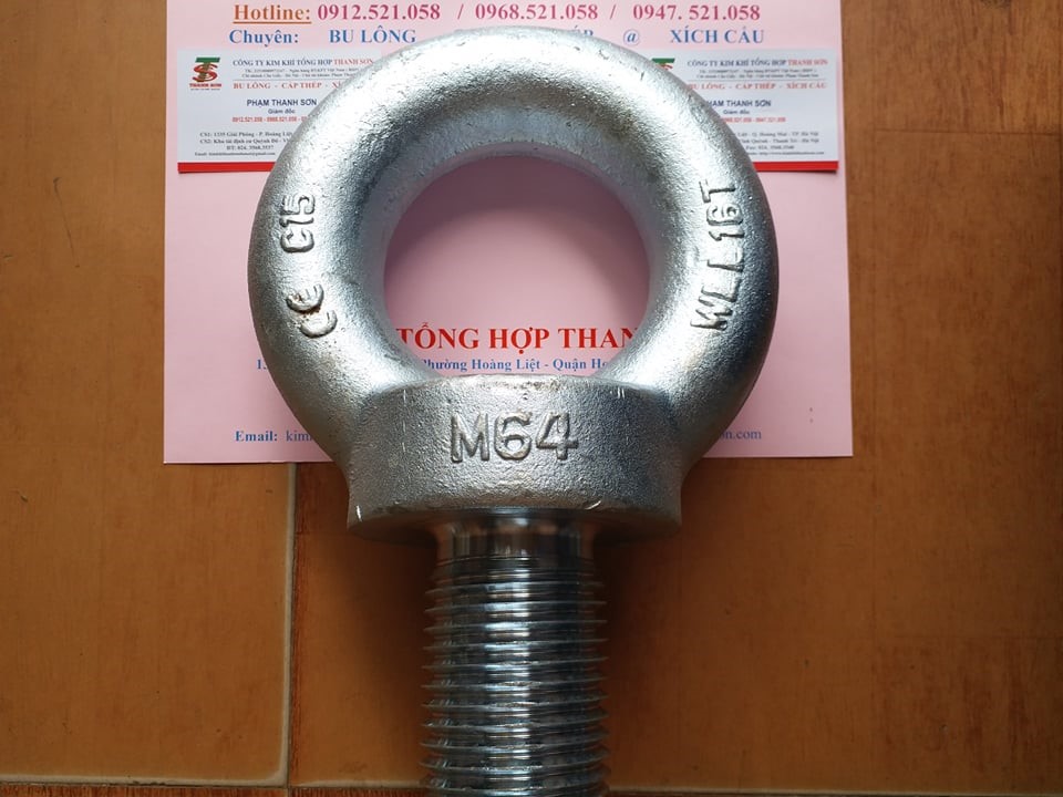 Phân phối:Tai cẩu máy M56 / M64,tai cẩu inox M30 / M36,rẻ. (0912.521.058) Bán bu lông mắt inox 304,bu lông móc cẩu inox. | BigBuy360 - bigbuy360.vn Phân phối:Tai cẩu máy M56 / M64,tai cẩu inox M30 / M36,rẻ. (0912.521.058) Bán bu lông mắt inox 304,bu lông móc cẩu inox. | BigBuy360 - bigbuy360.vn