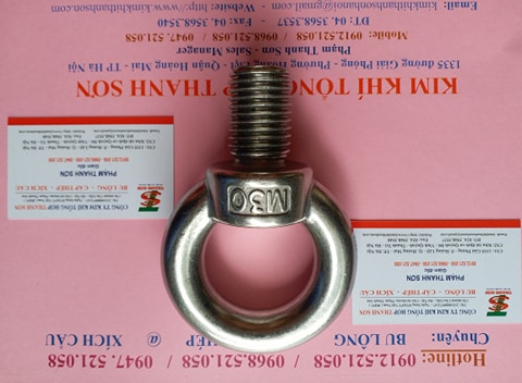 Bu lông móc cẩu Inox 304 M36/30/24 rẻ 0968.521.058 đai ốc mắt cẩu âm ren trong, bu lông mắt Inox 304 DIN 444 Thanh Sơn | BigBuy360 - bigbuy360.vn Bu lông móc cẩu Inox 304 M36/30/24 rẻ 0968.521.058 đai ốc mắt cẩu âm ren trong, bu lông mắt Inox 304 DIN 444 Thanh Sơn | BigBuy360 - bigbuy360.vn